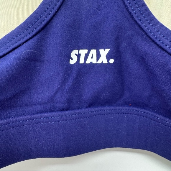 NWOT Stax Sports Bra Blue size small - Picture 3 of 7